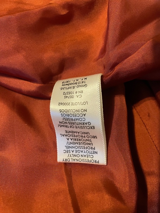 NWT AMUR Gemini Silk Chiffon Maxi Dress Antique Red Paisley Size 2 $898 - Picture 10 of 10